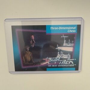 1992 Impel Star Trek TNG Three-Dimensional Chess Collector Cards Set #61